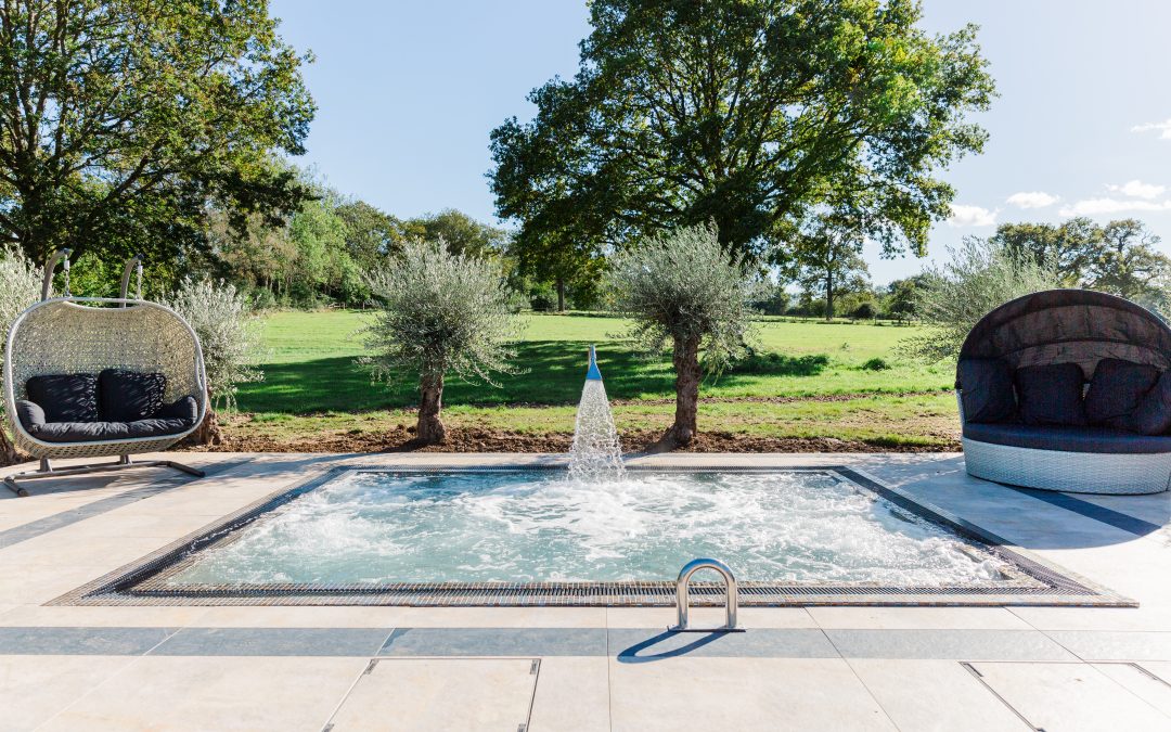 Soak up the panoramic views in our new heated outdoor vitality pool