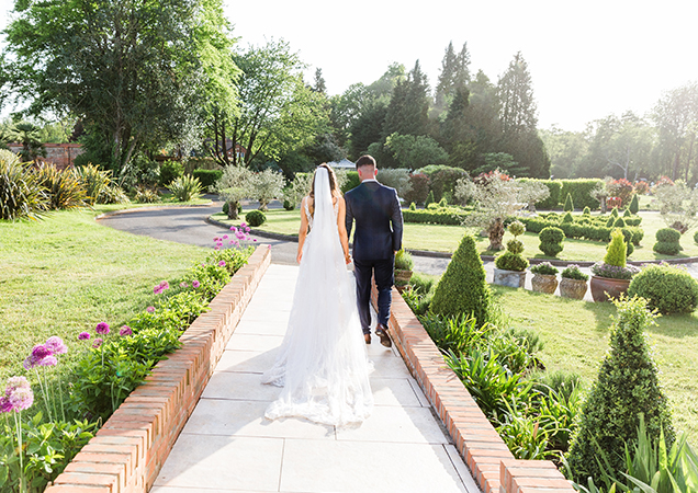 The Beautiful Gardens at Guildford Manor Hotel Wedding Venue Surrey